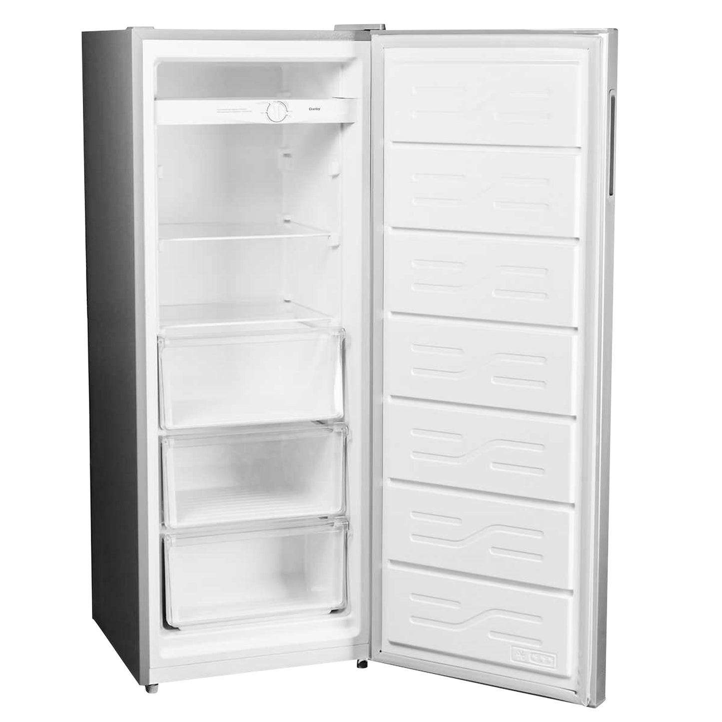 Danby 6.8 cu ft Stainless Steel Look Convertible Upright Freezer or Fridge - image 2