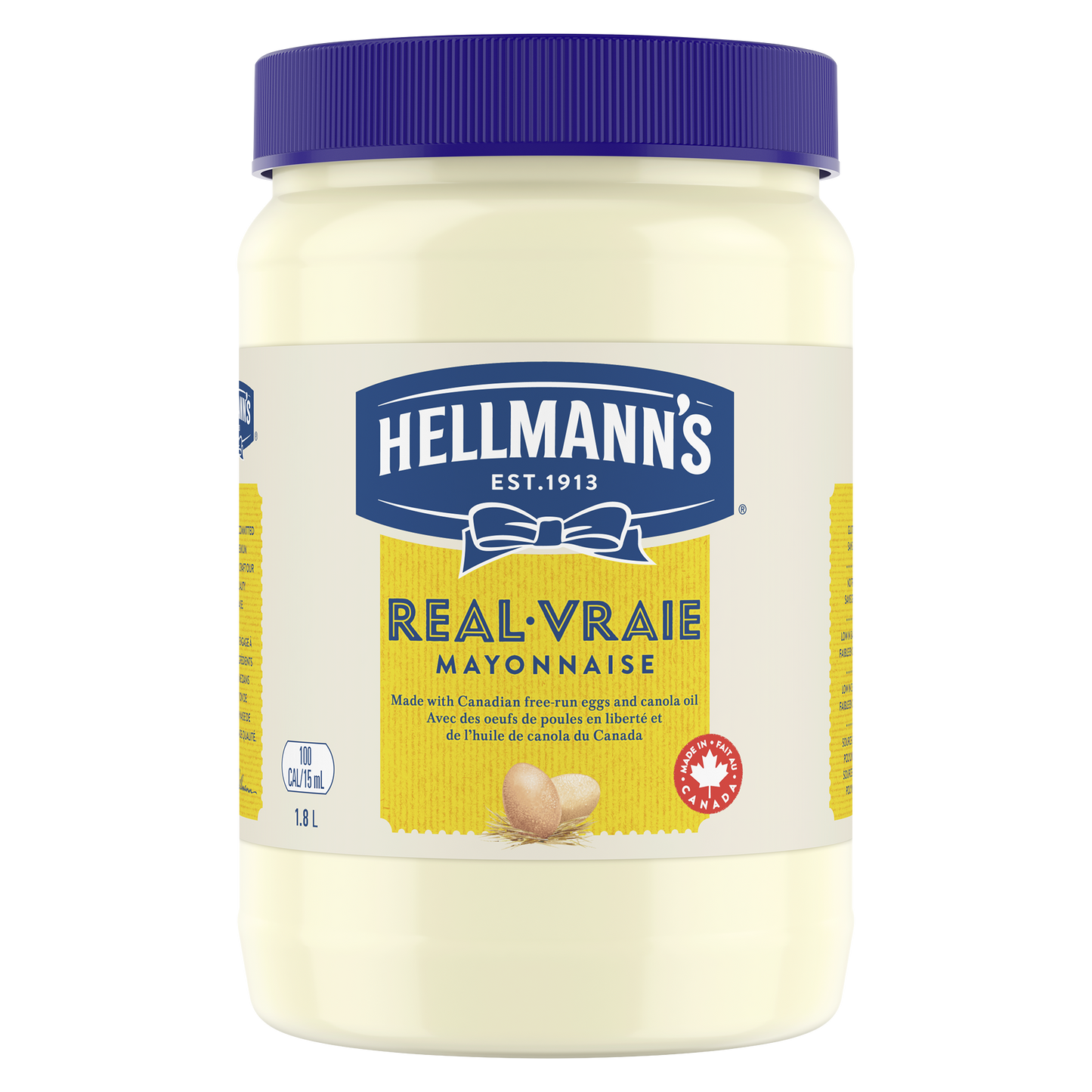 Hellmann's Real Mayonnaise, 1.8 L - image 1