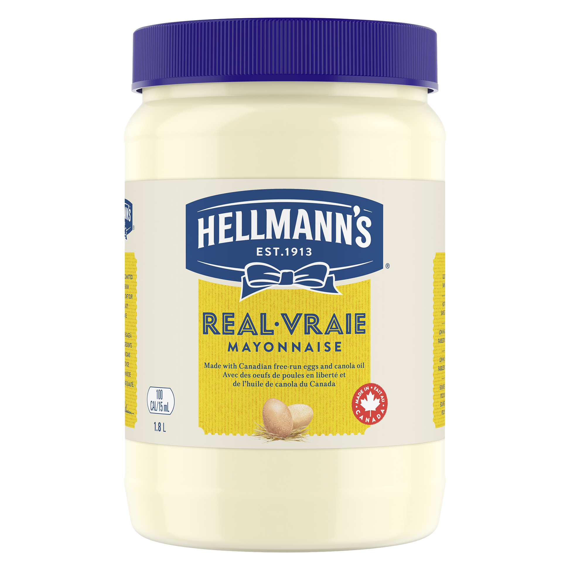 Hellmann's Real Mayonnaise, 1.8 L - image 1