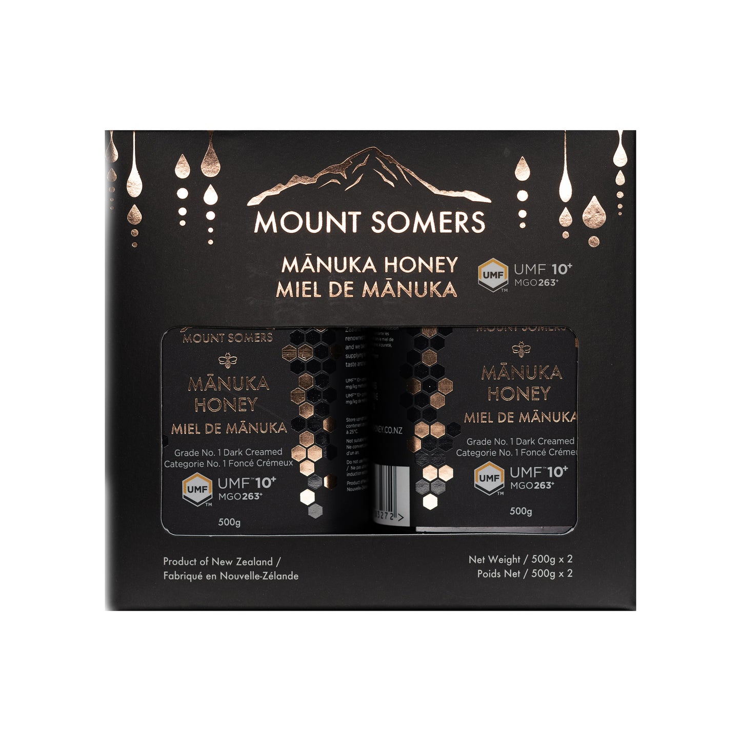 Mount Somers Manuka Honey UMF10+ MGO 263, 2 × 500 g - image 6
