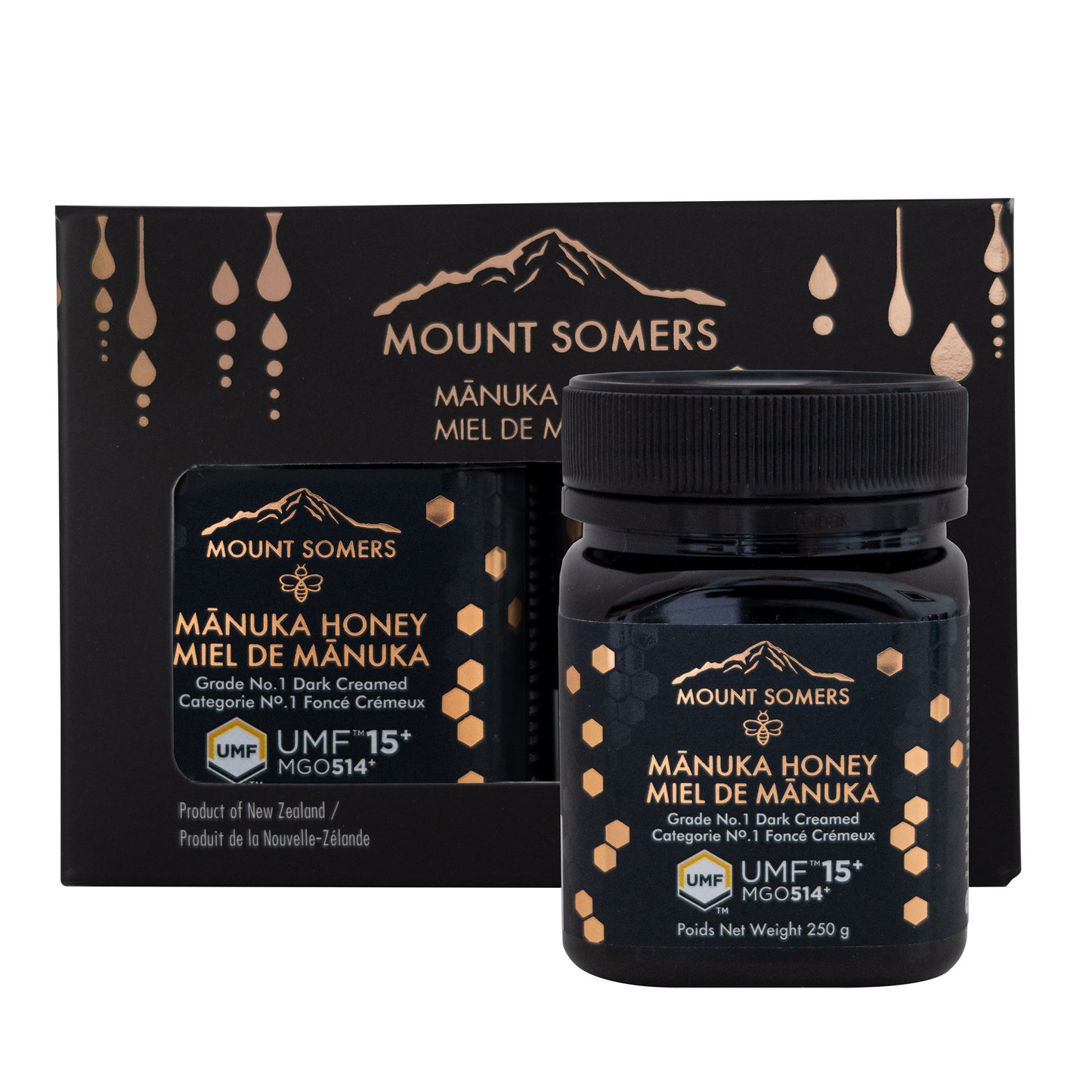Mount Somers Manuka Honey UMF15+ MGO 514, 2 × 250 g - image 2