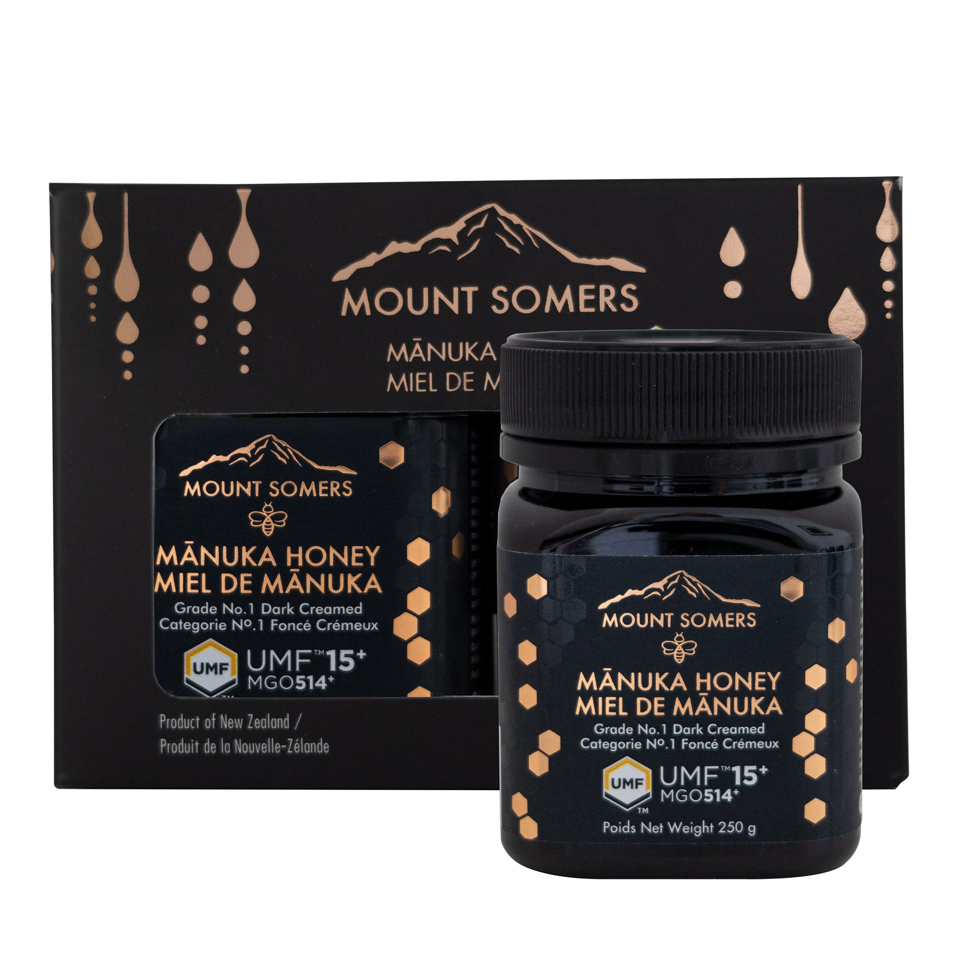 Mount Somers Manuka Honey UMF15+ MGO 514, 2 × 250 g - image 2