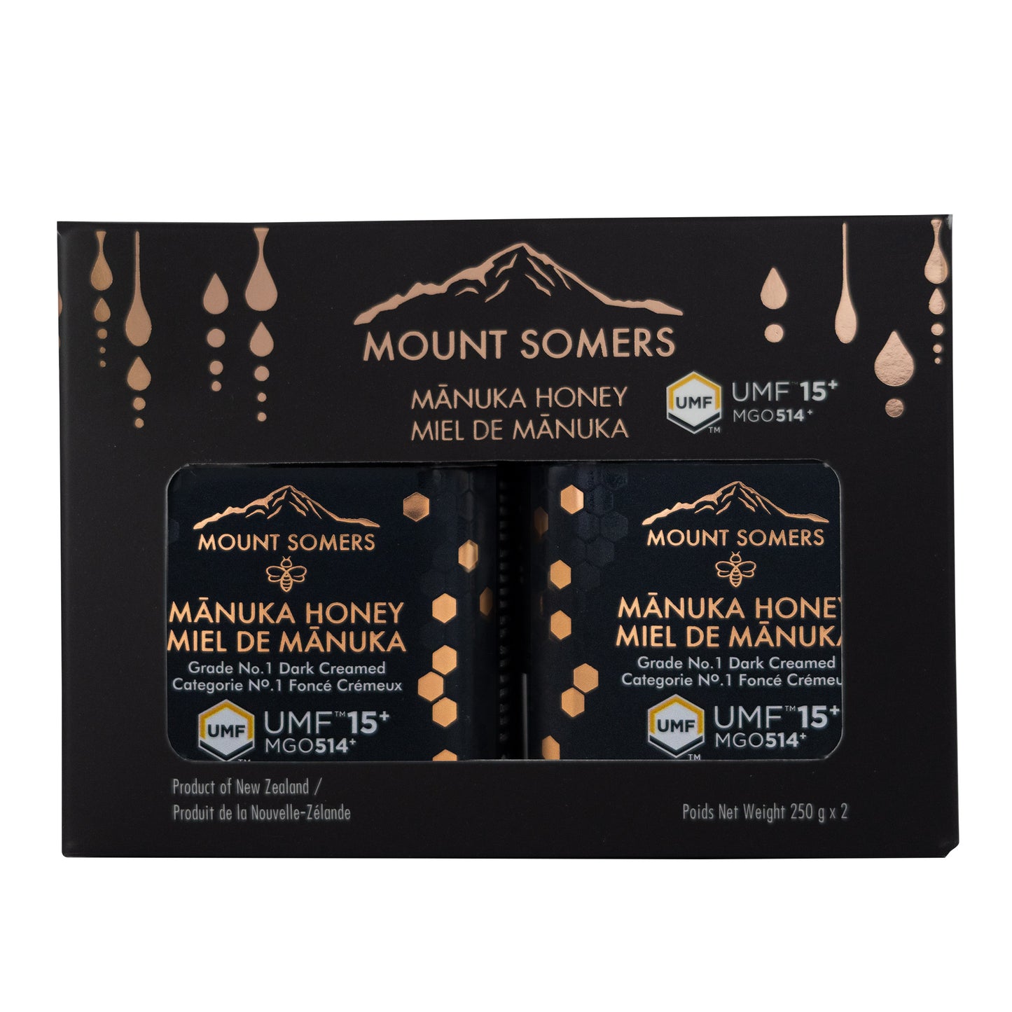 Mount Somers Manuka Honey UMF15+ MGO 514, 2 × 250 g - image 4