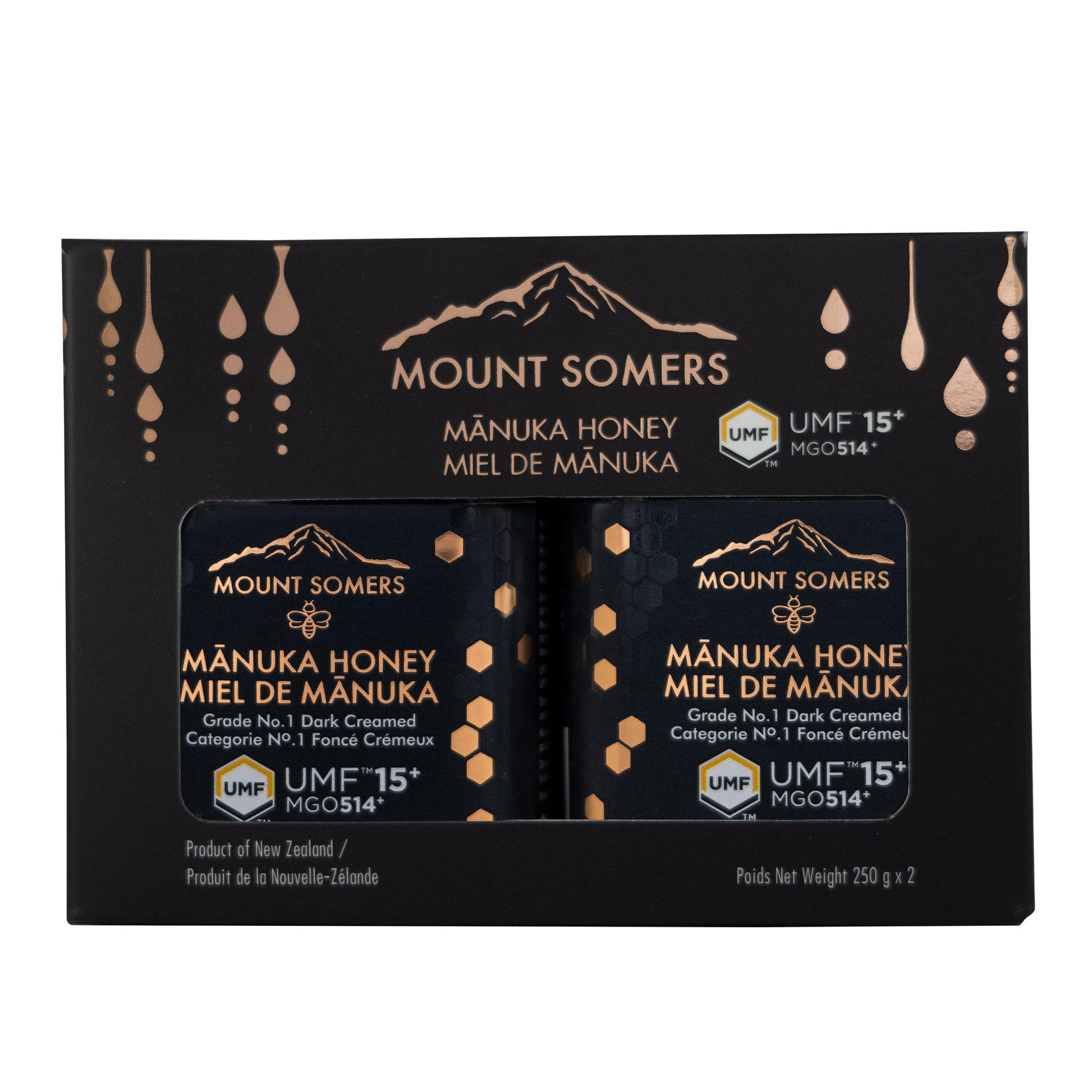 Mount Somers Manuka Honey UMF15+ MGO 514, 2 × 250 g - image 4