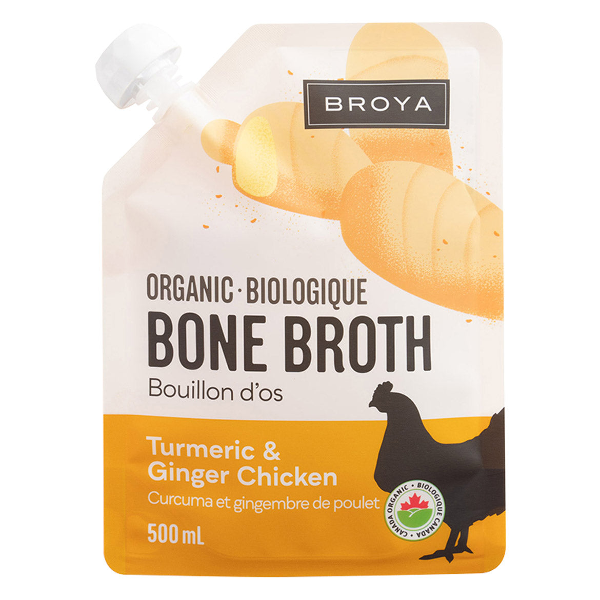 Broya Organic Bone Broth Turmeric & Ginger Chicken, 6 × 500 mL - image 7