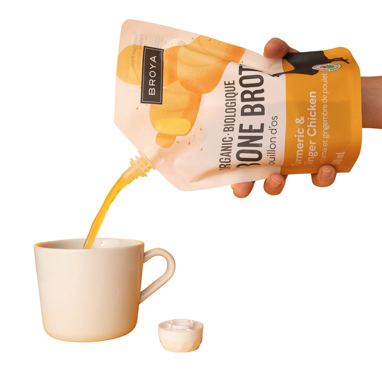 Broya Organic Bone Broth Turmeric & Ginger Chicken, 6 × 500 mL - image 8