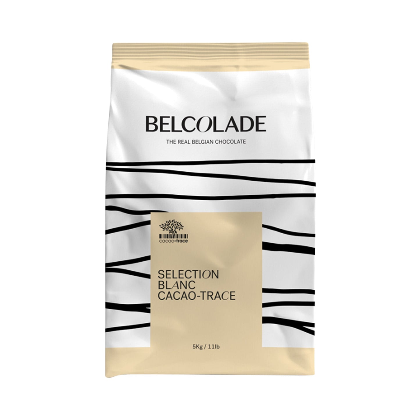 Belcolade 28% White Chocolate Drops, 5 kg - image 1