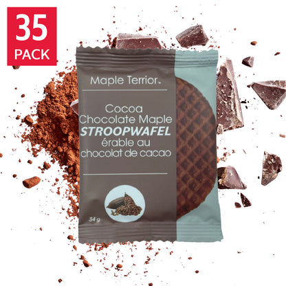 Maple Terroir Cocoa Chocolate Maple Stroopwafel Cookies, 35 × 34 g - image 1