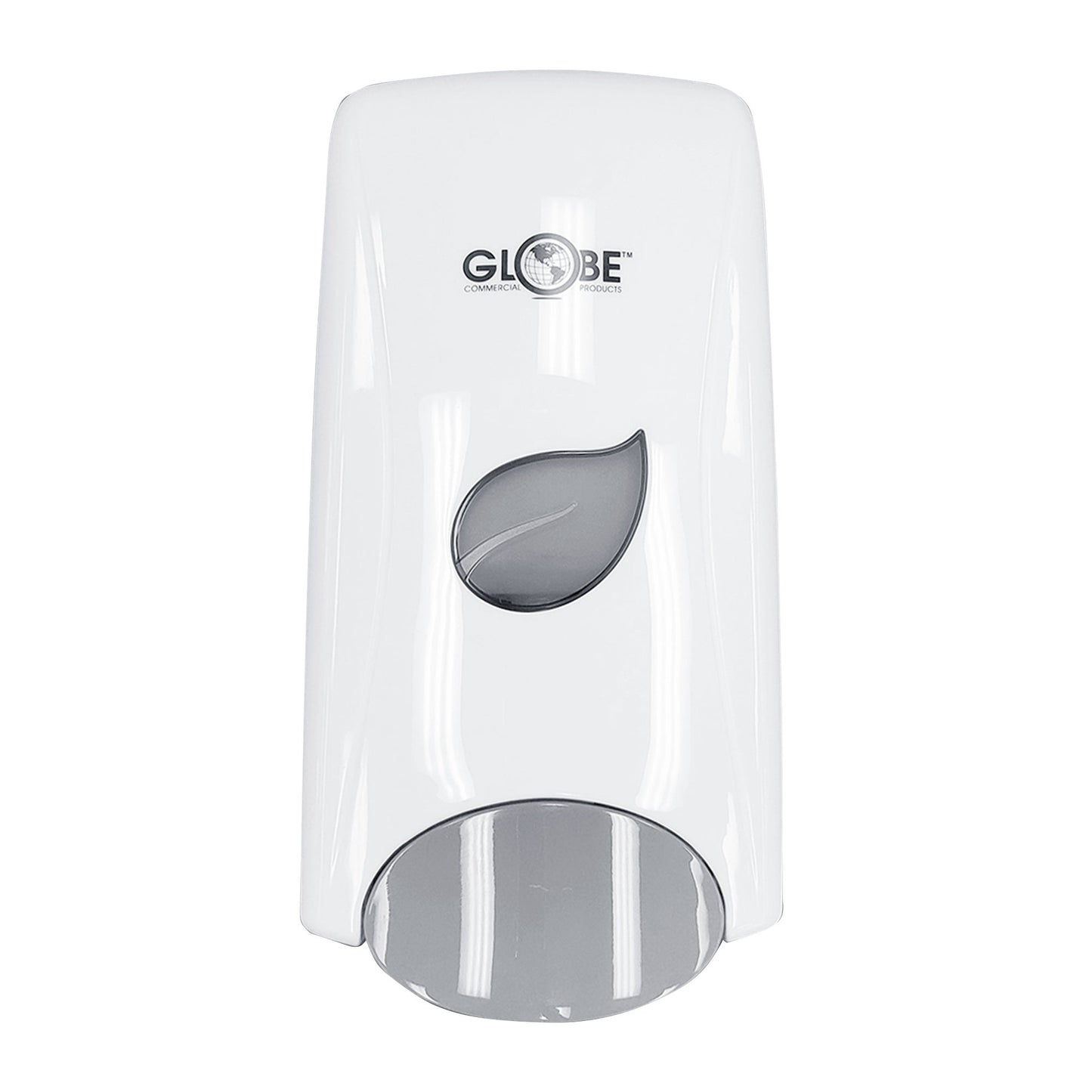 Globe Lotion Bulk Soap Dispenser With Refillable Bottle, White - image 1