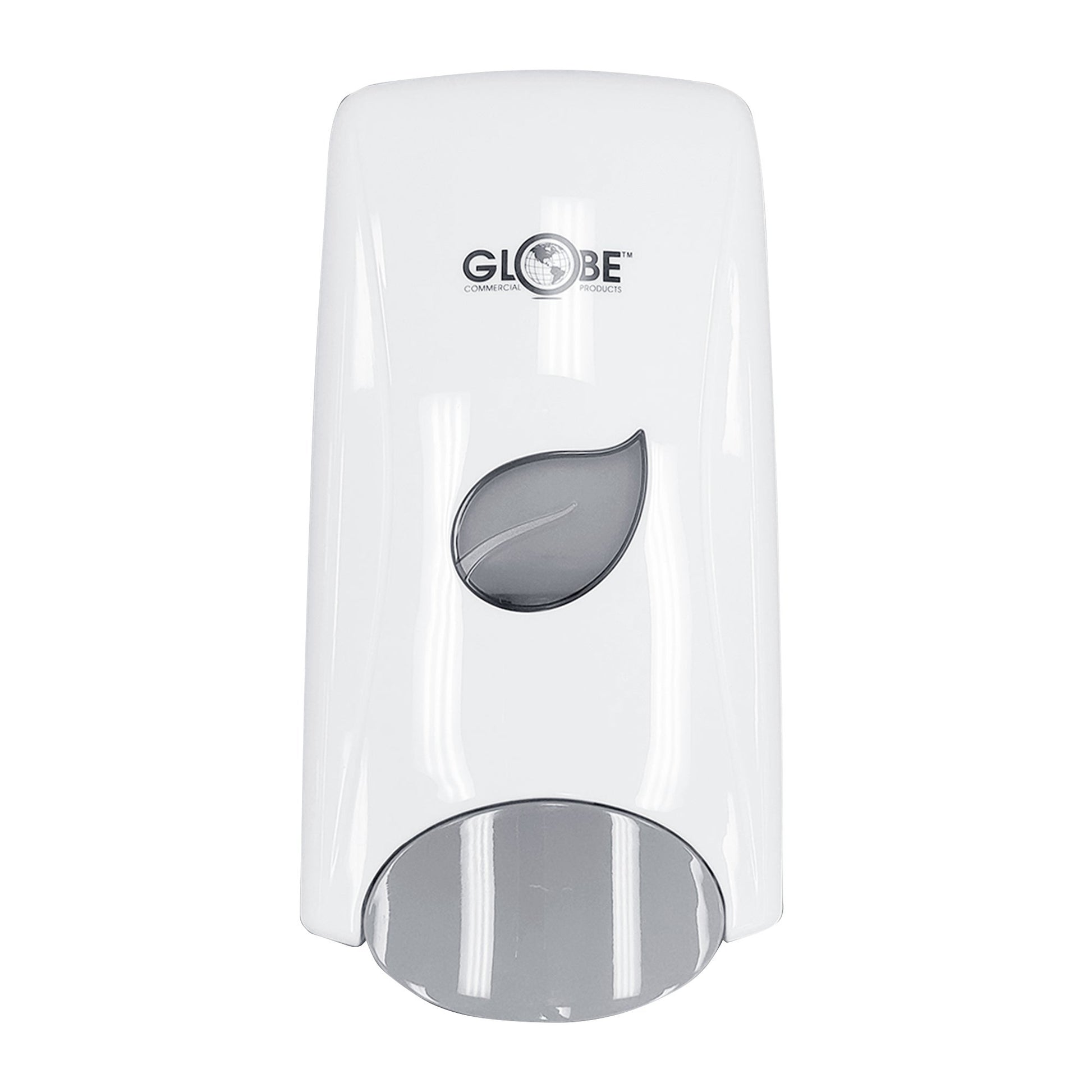 Globe Lotion Bulk Soap Dispenser With Refillable Bottle, White - image 1
