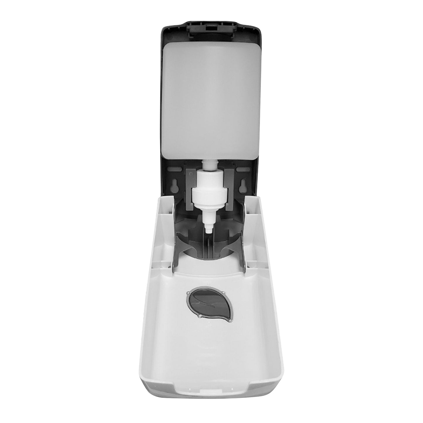 Globe Lotion Bulk Soap Dispenser With Refillable Bottle, White - image 2