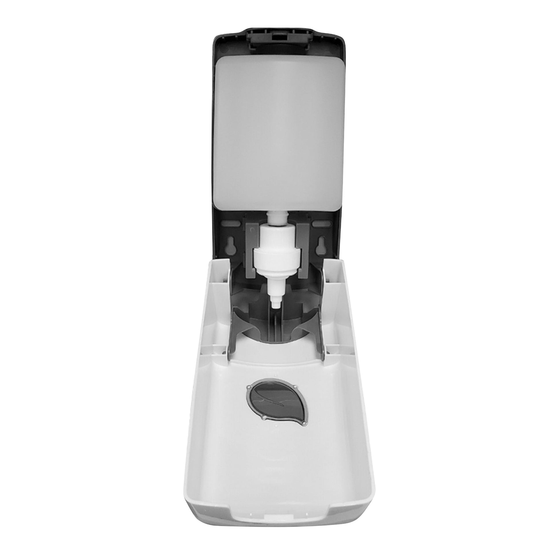 Globe Lotion Bulk Soap Dispenser With Refillable Bottle, White - image 2
