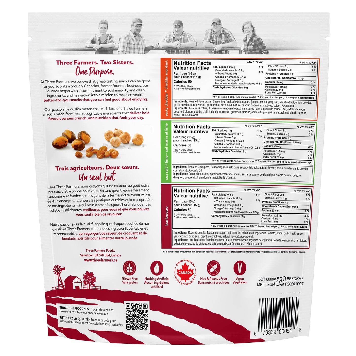Three Farmers Variety Pack, 60 × 15 g - image 4