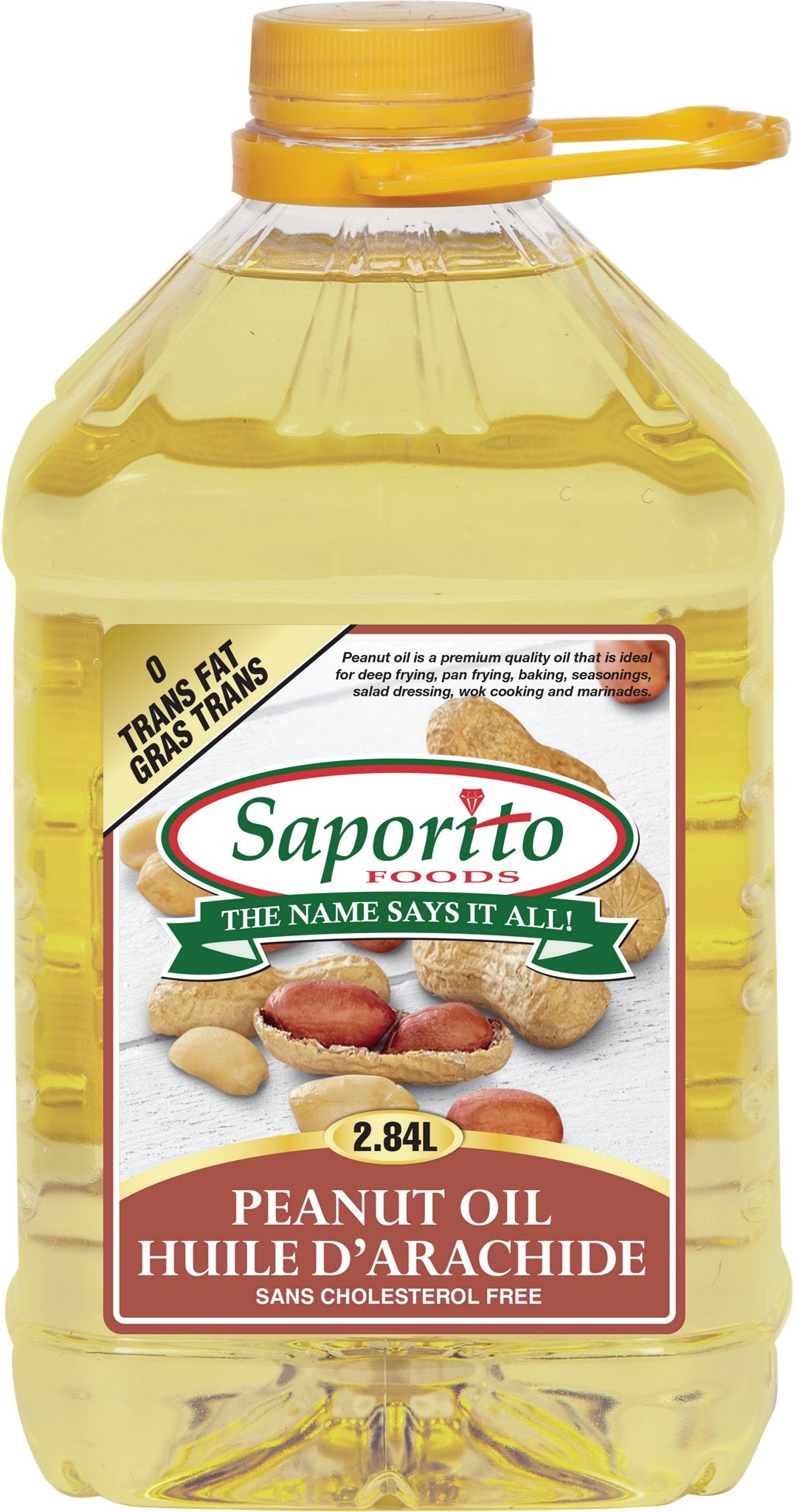 Saporito Peanut Oil, 2.84 L - image 1