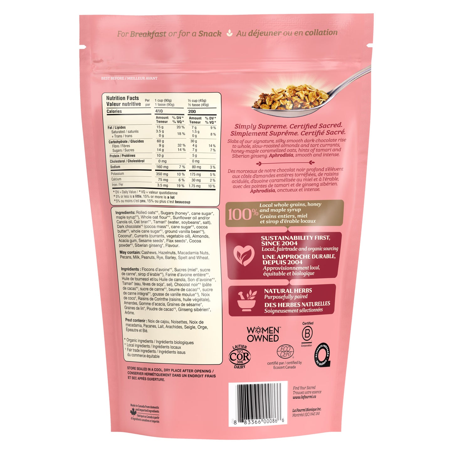 La Fourmi Grand Granola Aphrodisia, 3 × 808 g - image 2