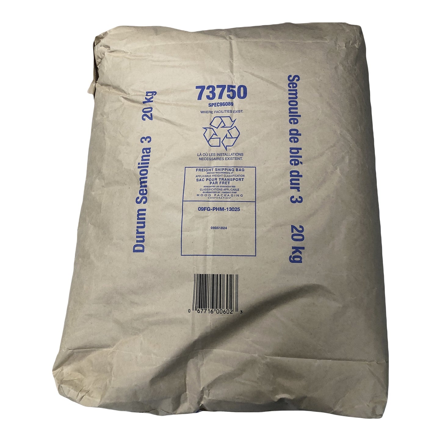 P&H Milling Durum Semolina, 20 kg - image 2
