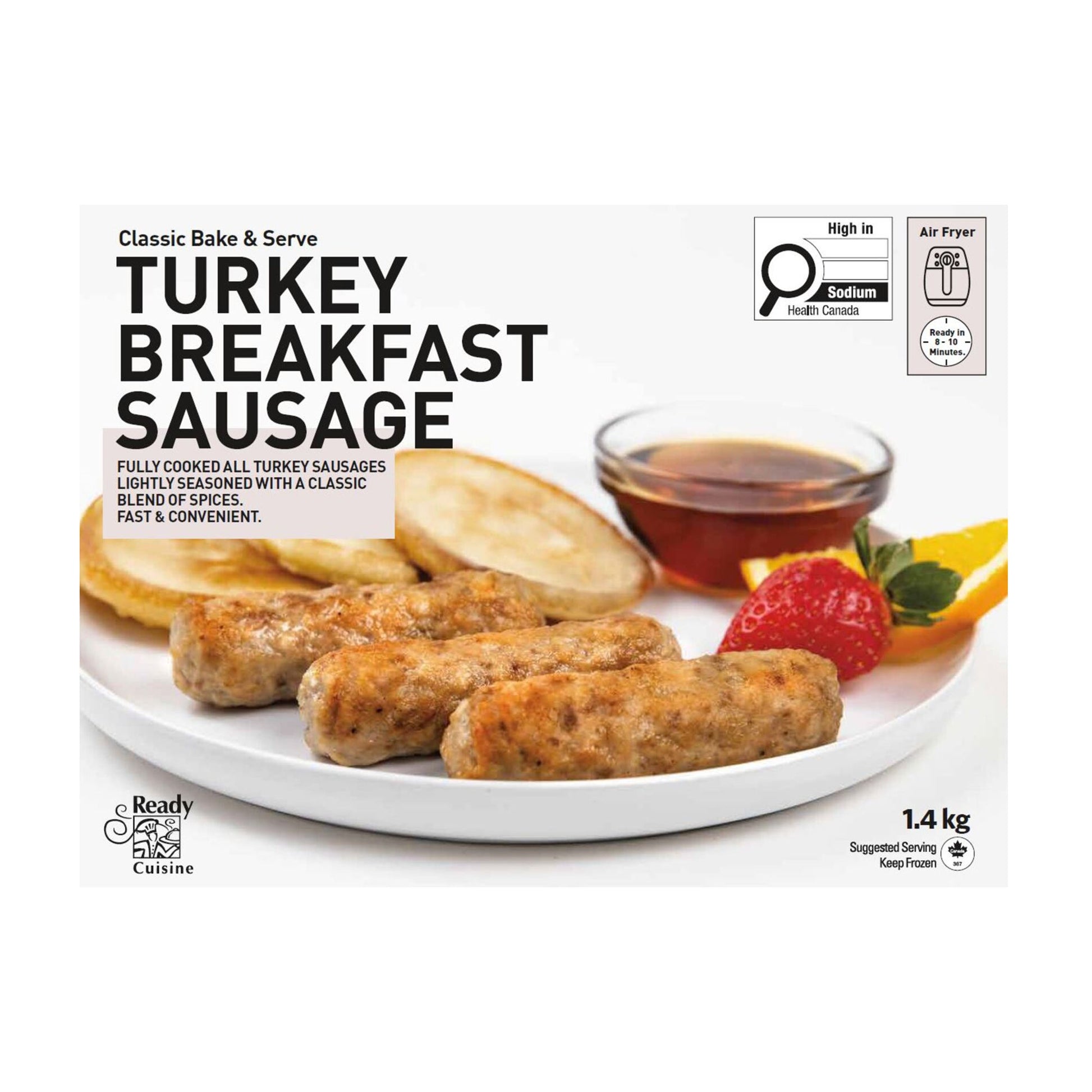 Ready Cuisine Turkey Breakfast Sausage, 1.4 kg - image 1