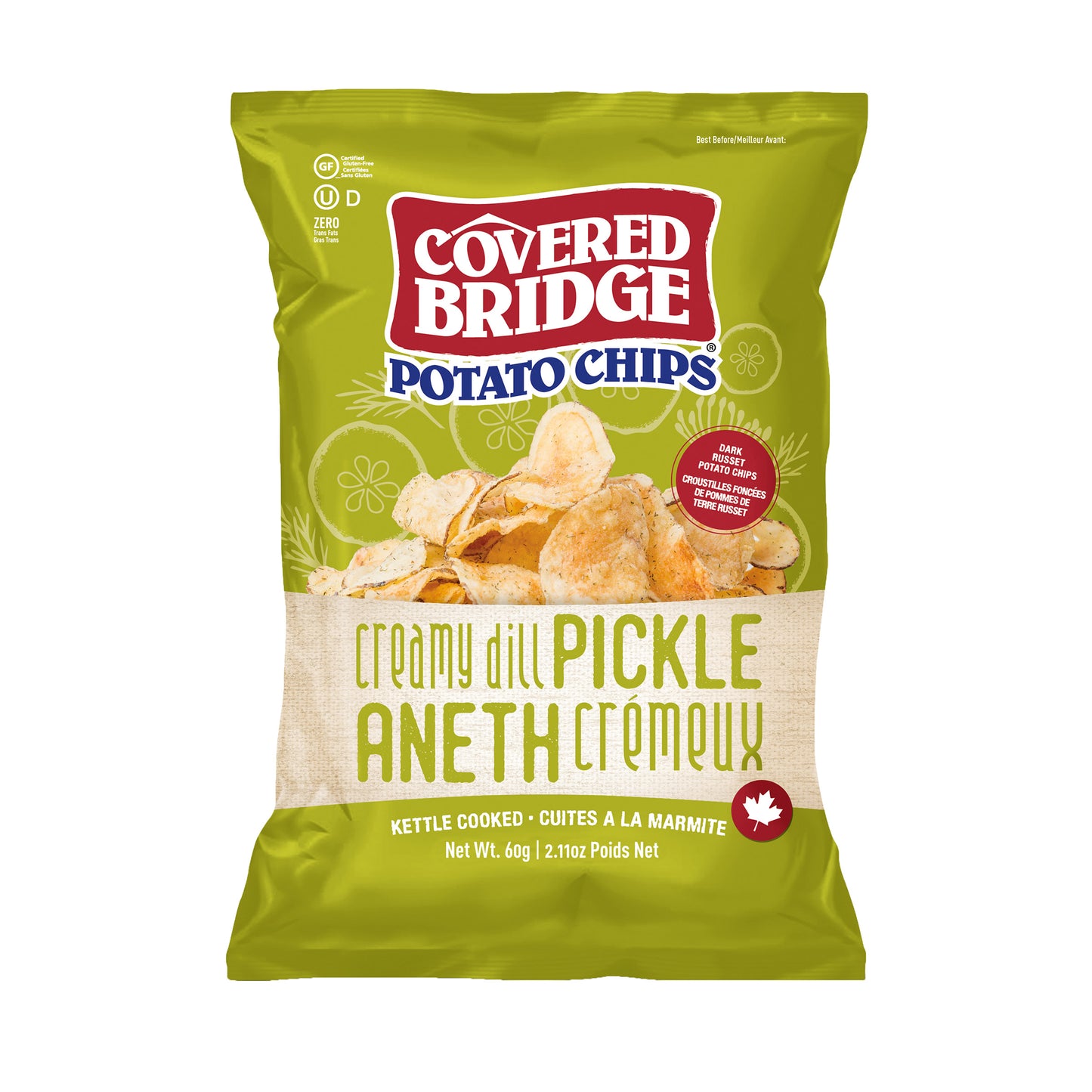 Covered Bridge Potato Chips Variety Pack, 24 × 60 g - image 2