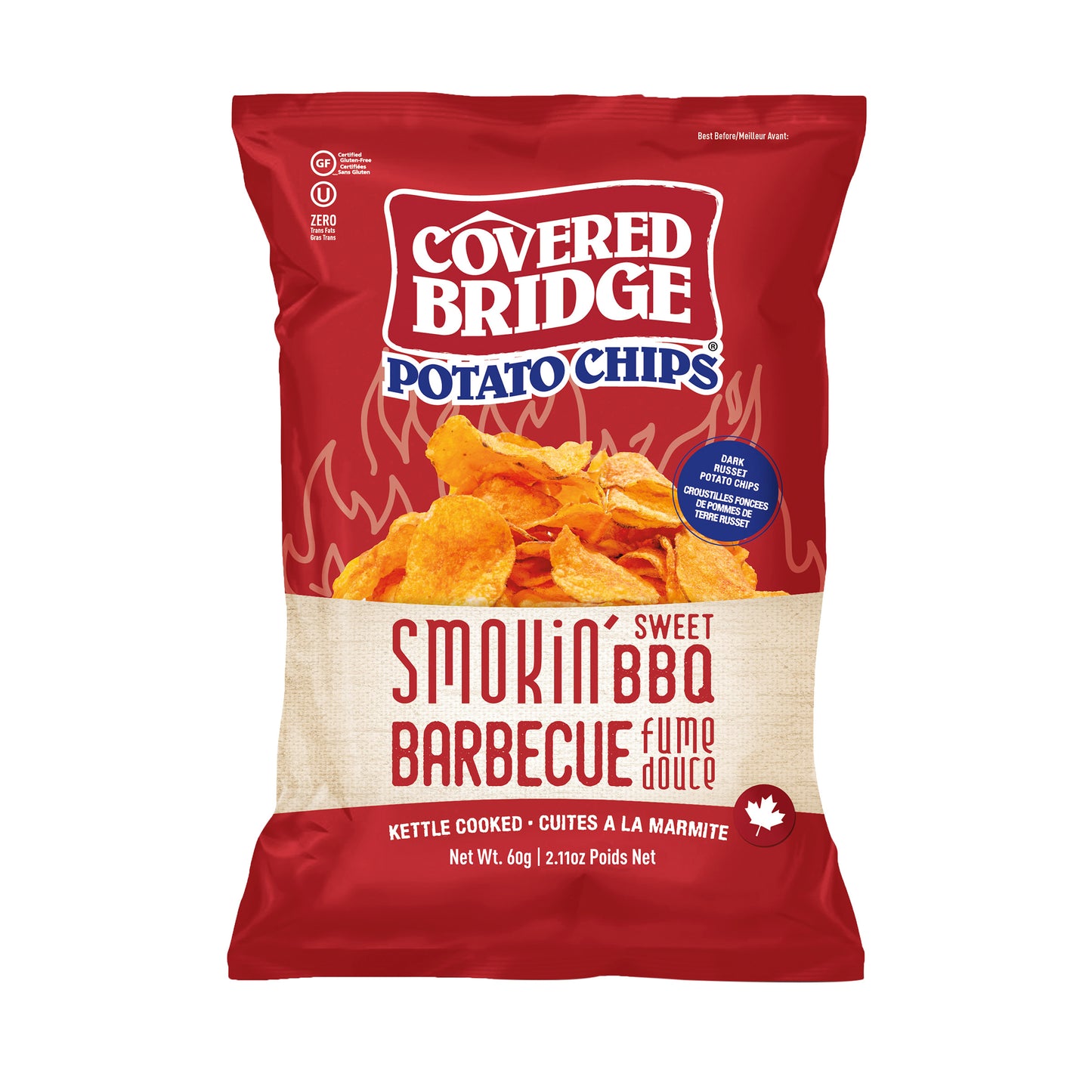 Covered Bridge Potato Chips Variety Pack, 24 × 60 g - image 4