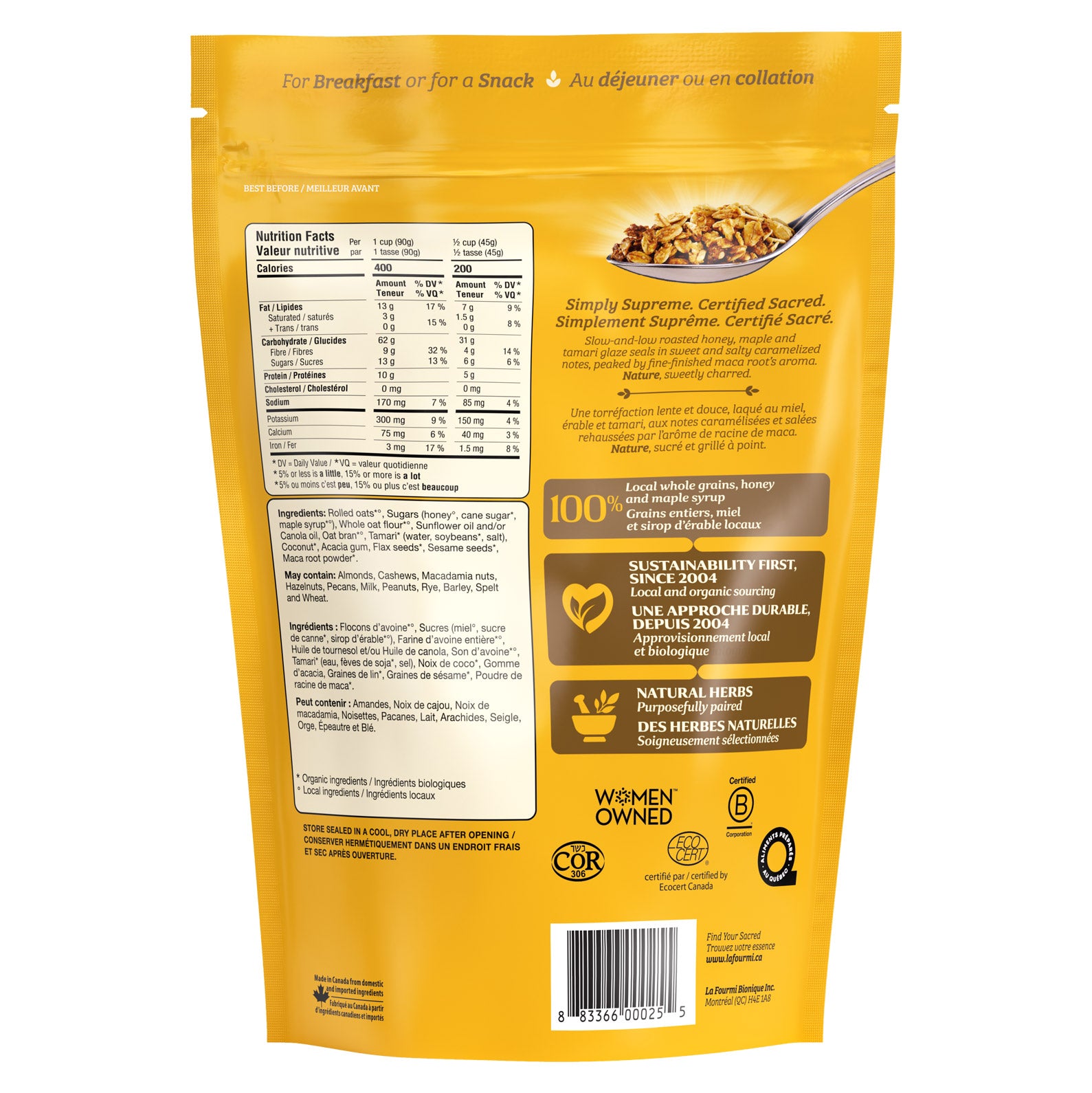 La Fourmi Grand Granola Nature, 3 × 808 g - image 2
