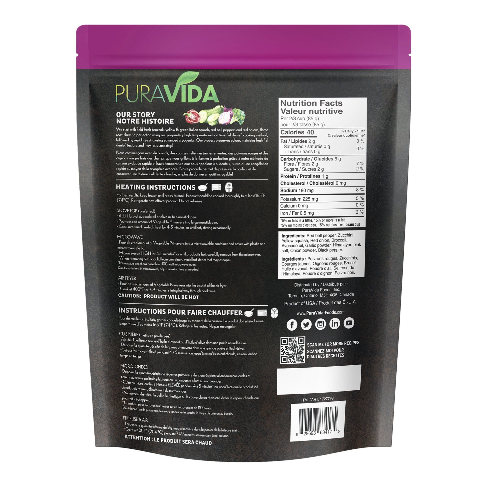 Primavera Roasted Vegetable Blend 1.5 kg - image 2