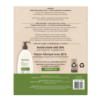 Aveeno Daily Moisturizing Lotion 710 mL, 2-pack - image 2
