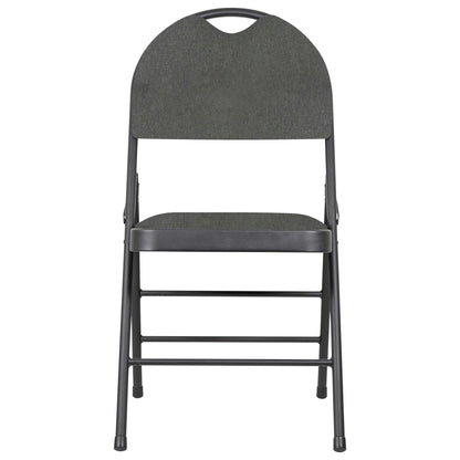 Elite Fabric Padded Metal Folding Chair - image 1