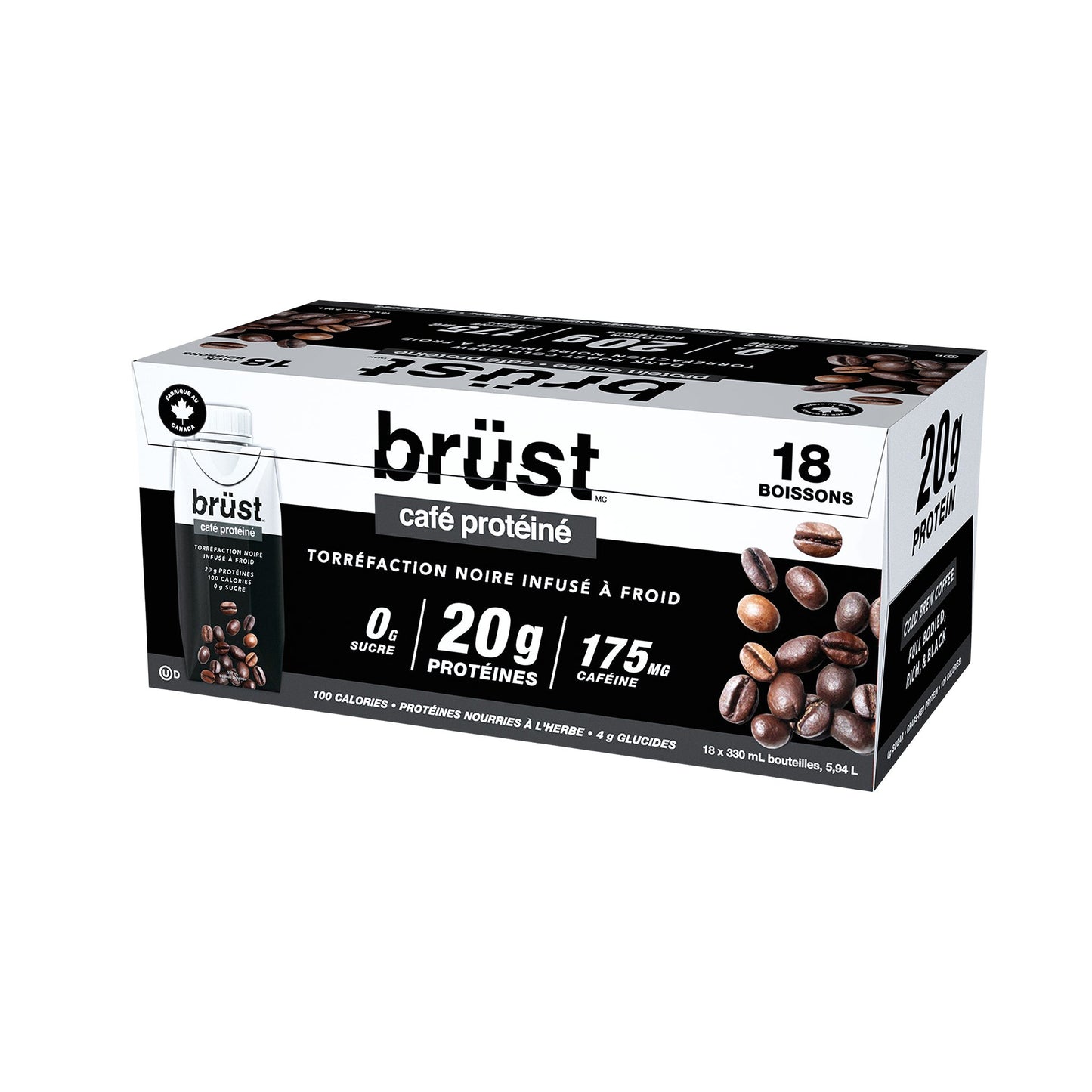 brüst Protein Coffee Dark Roast Cold Brew - image 1