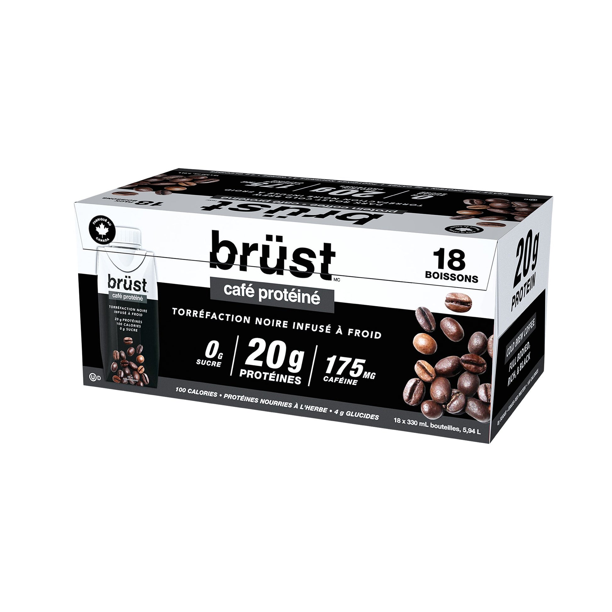brüst Protein Coffee Dark Roast Cold Brew - image 1