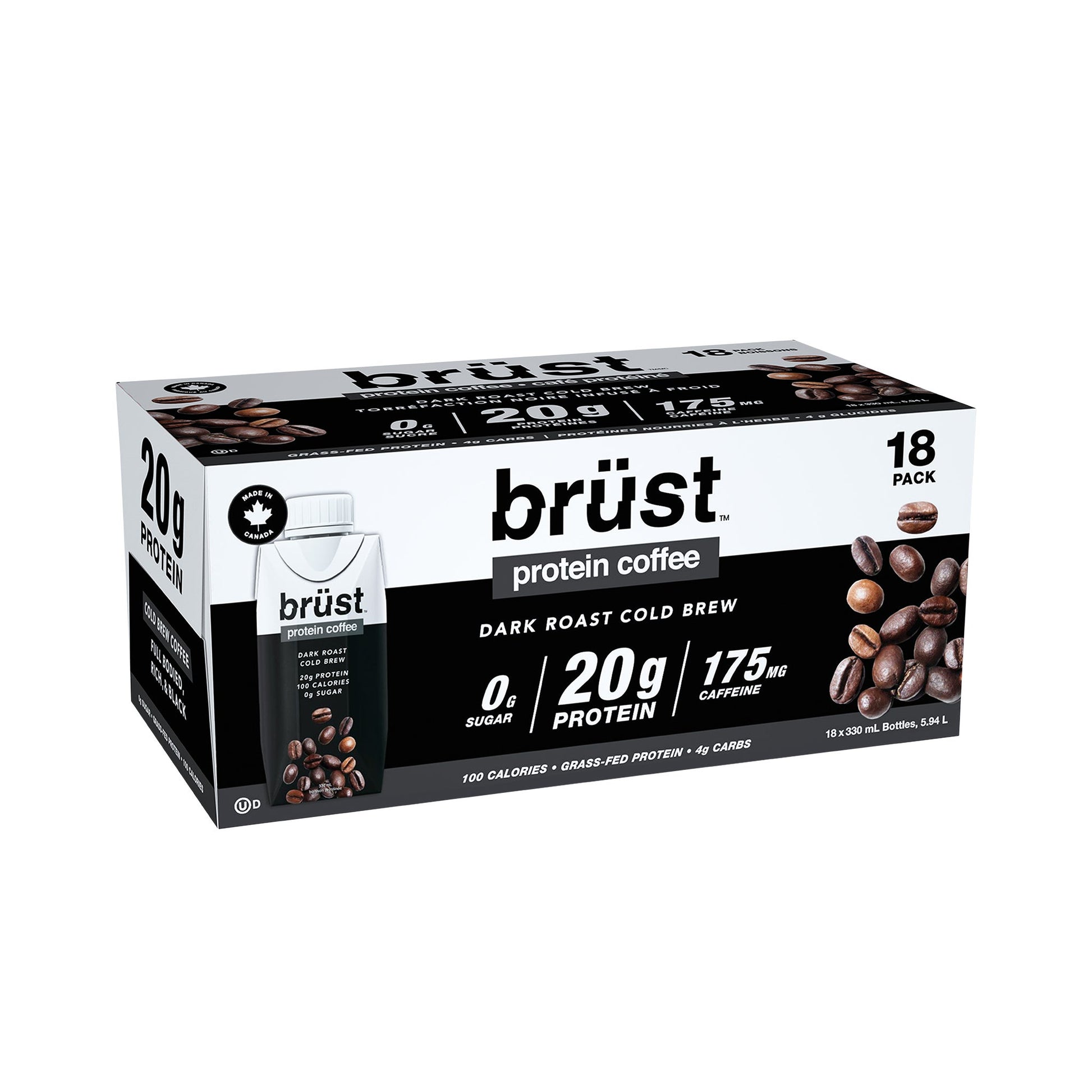 brüst Protein Coffee Dark Roast Cold Brew - image 3