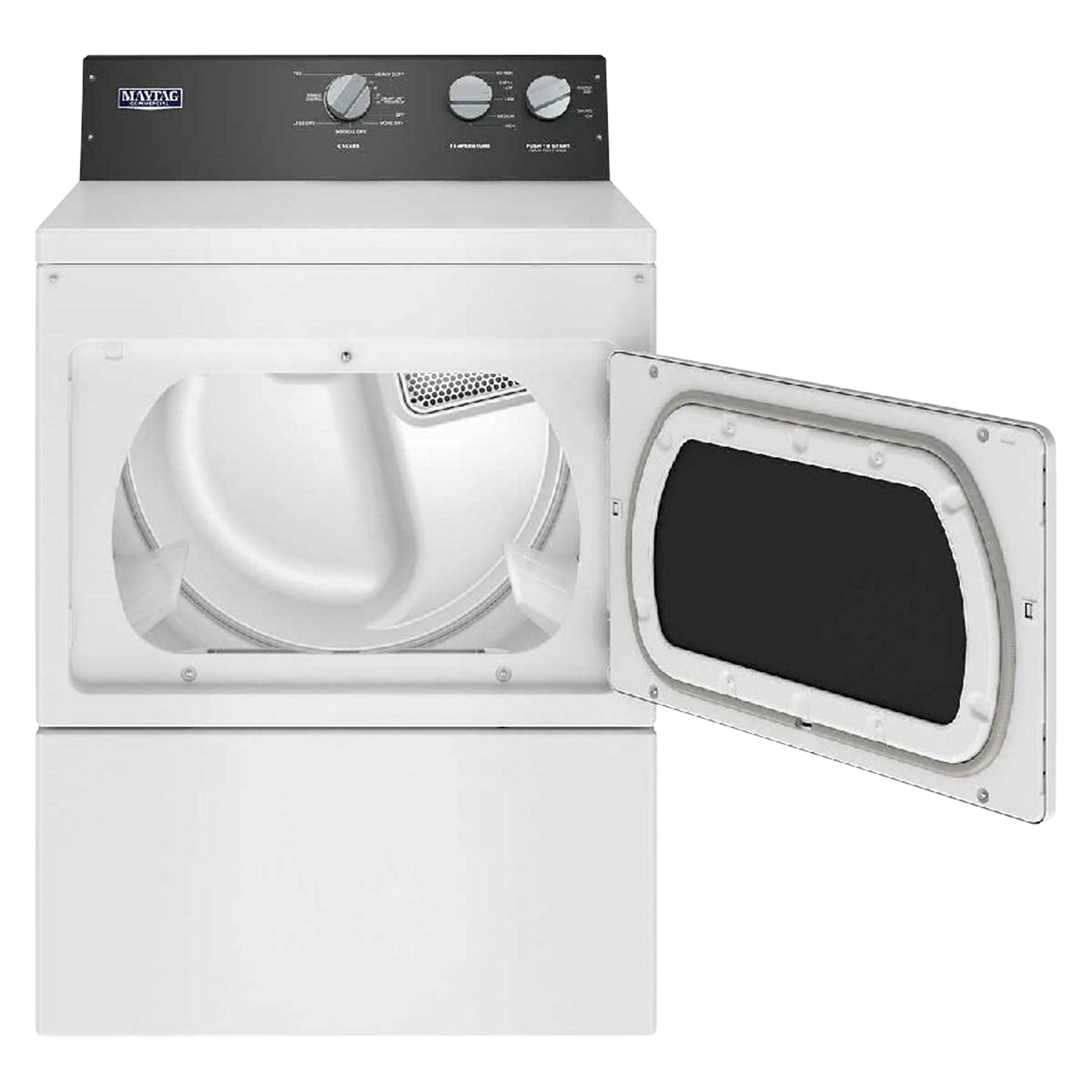 Maytag 7.4 cu ft. White Electric Commercial-Grade Residential Dryer with IntelliDry Sensor - image 1