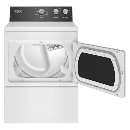 Maytag 7.4 cu ft. White Electric Commercial-Grade Residential Dryer with IntelliDry Sensor - image 1