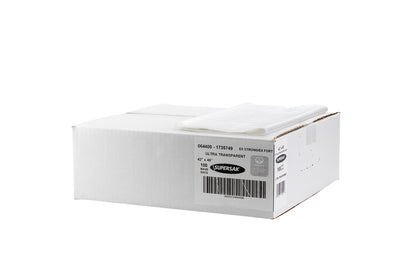 SUPERSAK Extra Strong Clear Plastic Bag, Pack of 100 - image 1