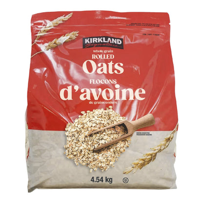 Kirkland Signature Whole Grain Rolled Oats, 4.54 kg - image 1