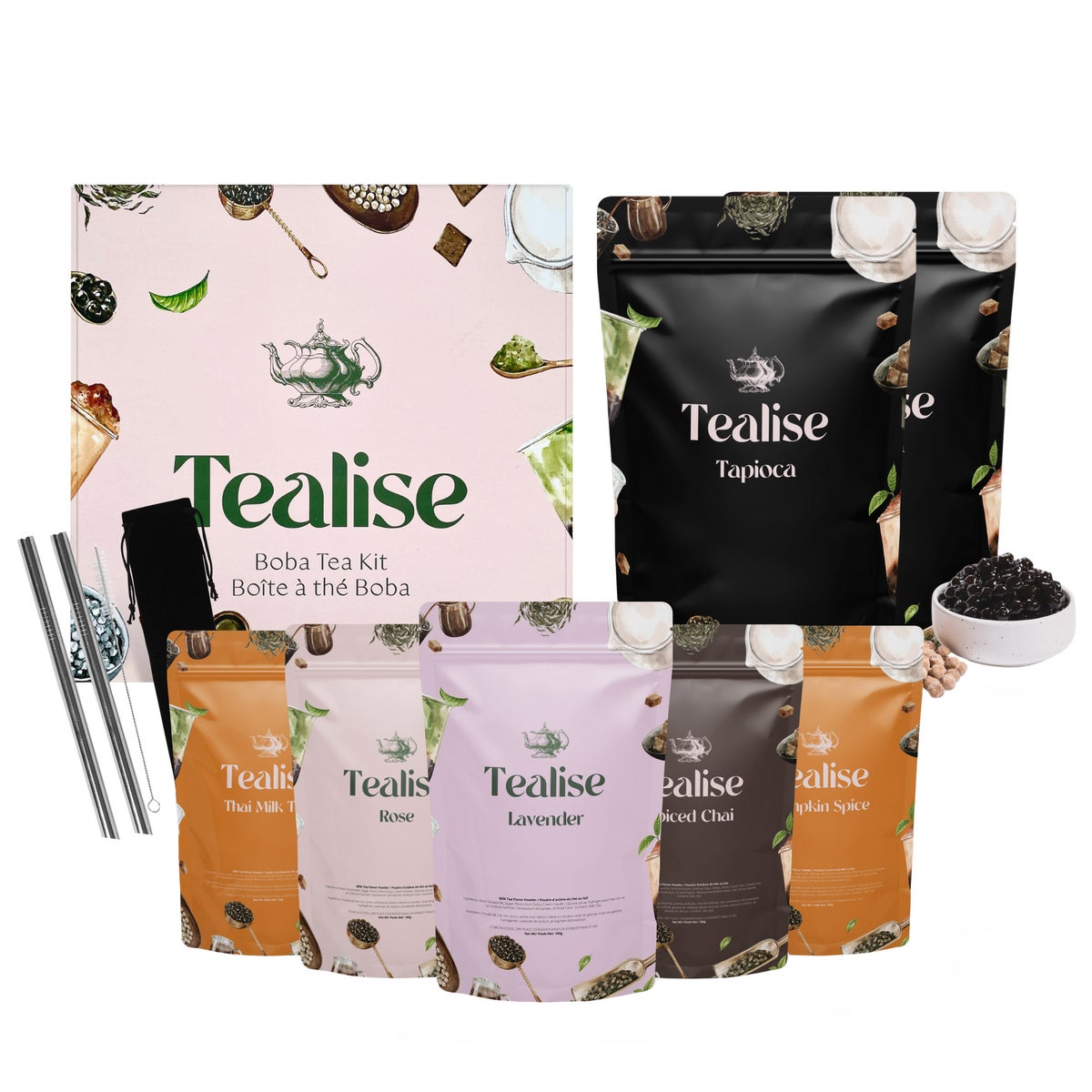 Tealise Milk Tea Bubble Tea Kit — image 1