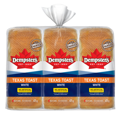 Dempster's White Texas Toast, 3 x 675 g - image 1