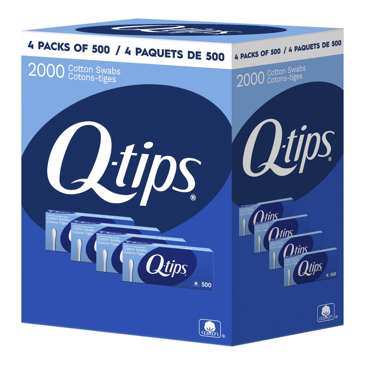 Q-tips Cotton Swabs, 4 × 500 - image 3