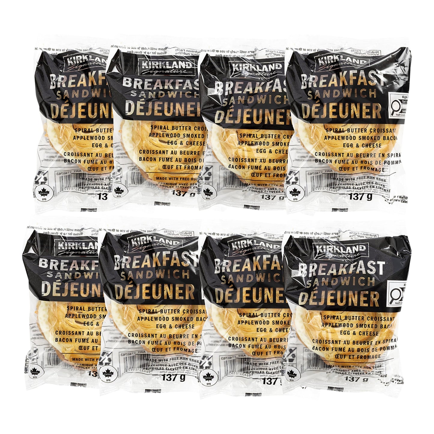 Kirkland Signature Breakfast Sandwich, 8 x 137 g - image 3