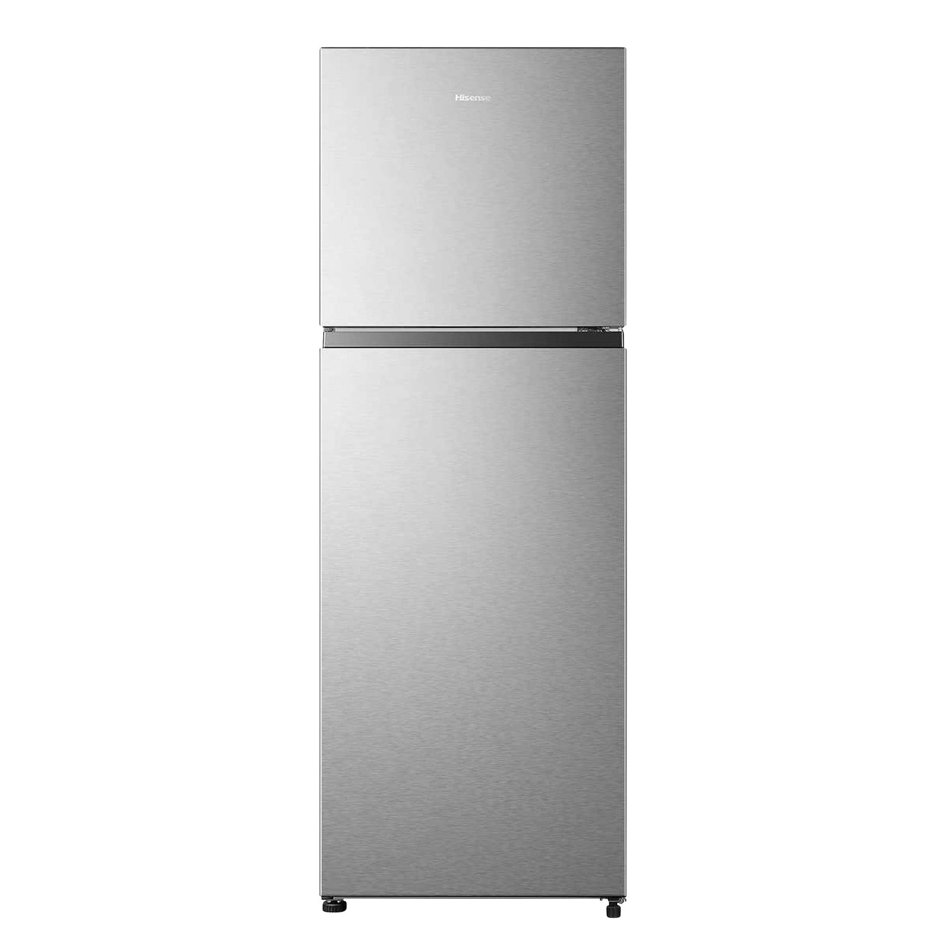 Hisense 24 in. 11.5 cu ft. Stainless Steel Top Mount Counter Depth Refrigerator with Recessed Handle - image 1