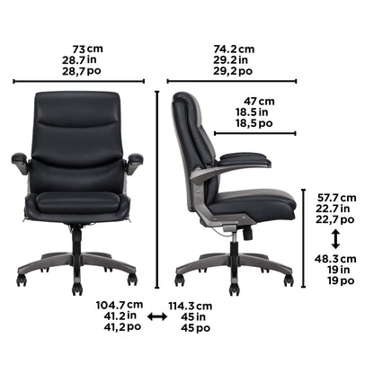 La-Z-Boy Manager Chair with Flip-Up Arms - image 2