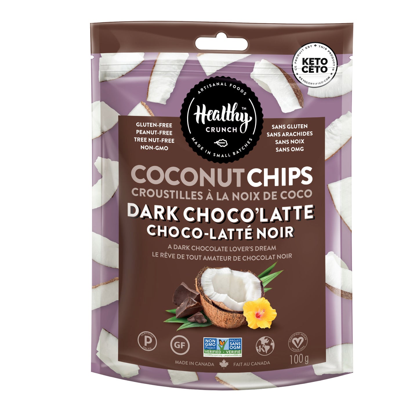 Healthy Crunch Coconut Chips, Variety Pack, 6 × 100 g - image 5