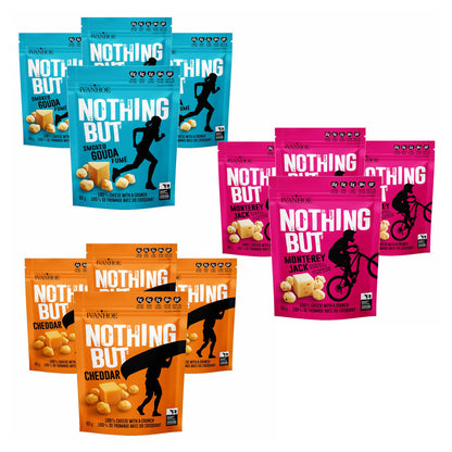 Ivanhoe Nothing But Cheese Snacks, Variety Pack, 12 × 60 g - image 1