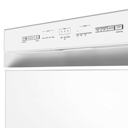 Midea 24 in. White Built-in Dishwasher with Hybrid Stainless Steel Tub - image 3