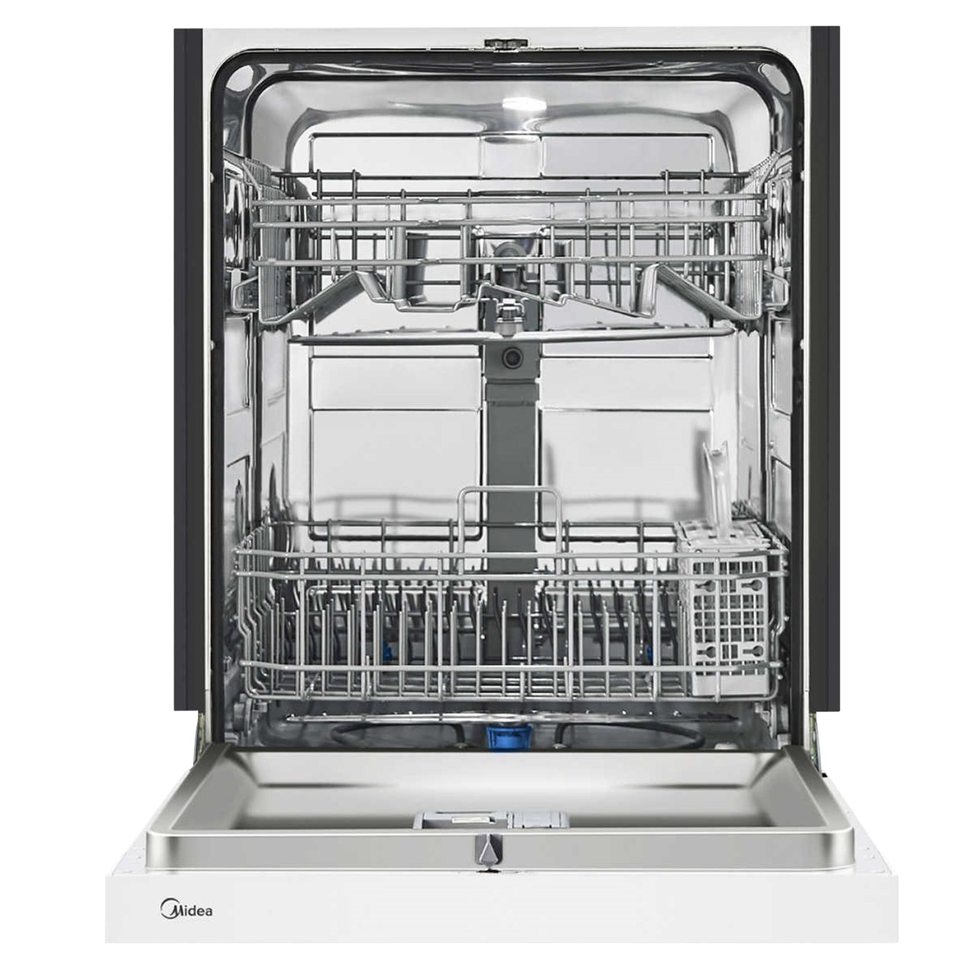 Midea 24 in. White Built-in Dishwasher with Hybrid Stainless Steel Tub - image 2