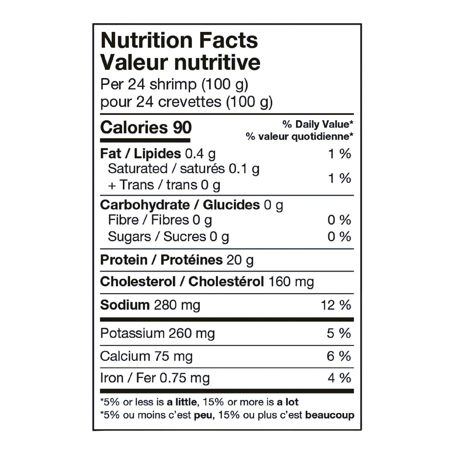 Kirkland Signature Frozen 90-130 Tail-off Cooked Shrimp, 907 g - image 2
