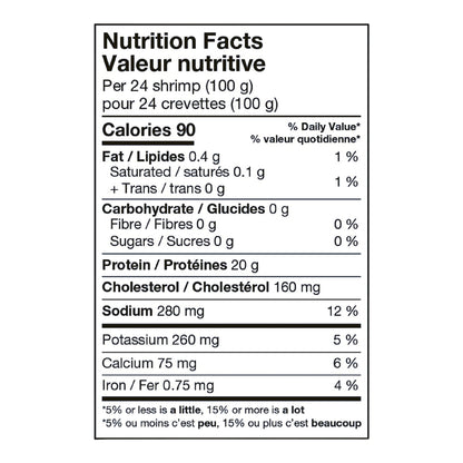 Kirkland Signature Frozen 90-130 Tail-off Cooked Shrimp, 907 g - image 2