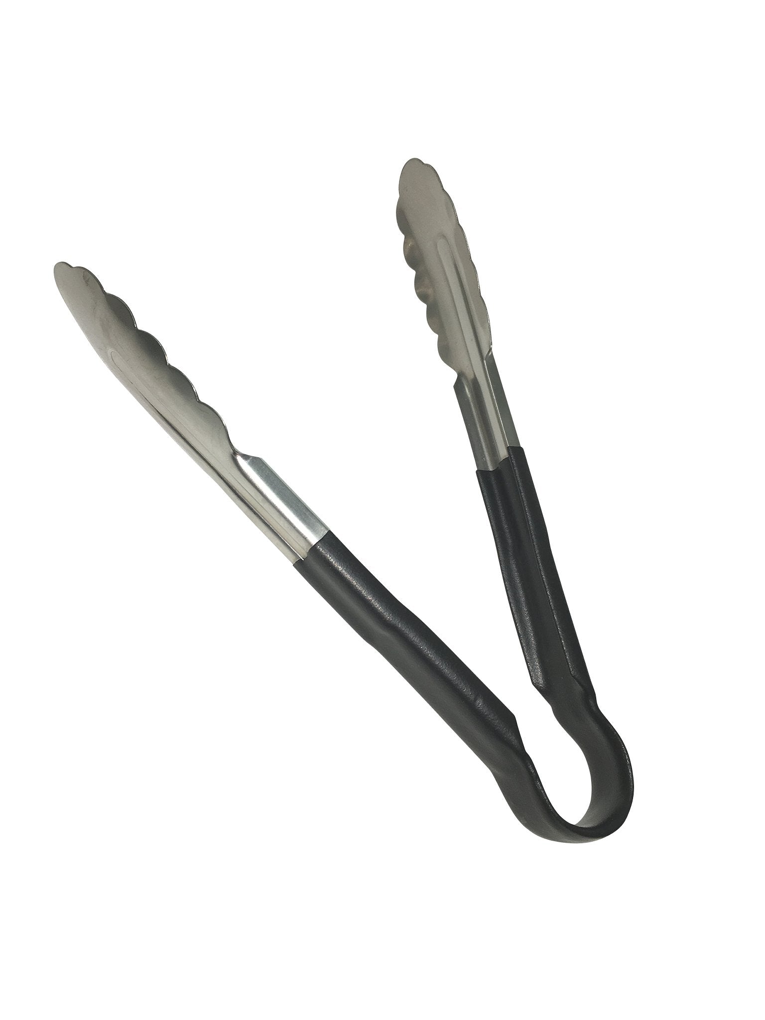 Sagetra Plastic Coated Black Utility Tongs 9 in (22.86 cm) 4 pack - image 1