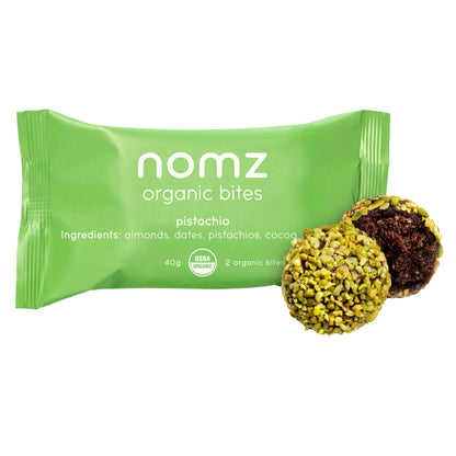 nomz Organic Bites, Assorted Flavours, 60 × 40 g - image 5