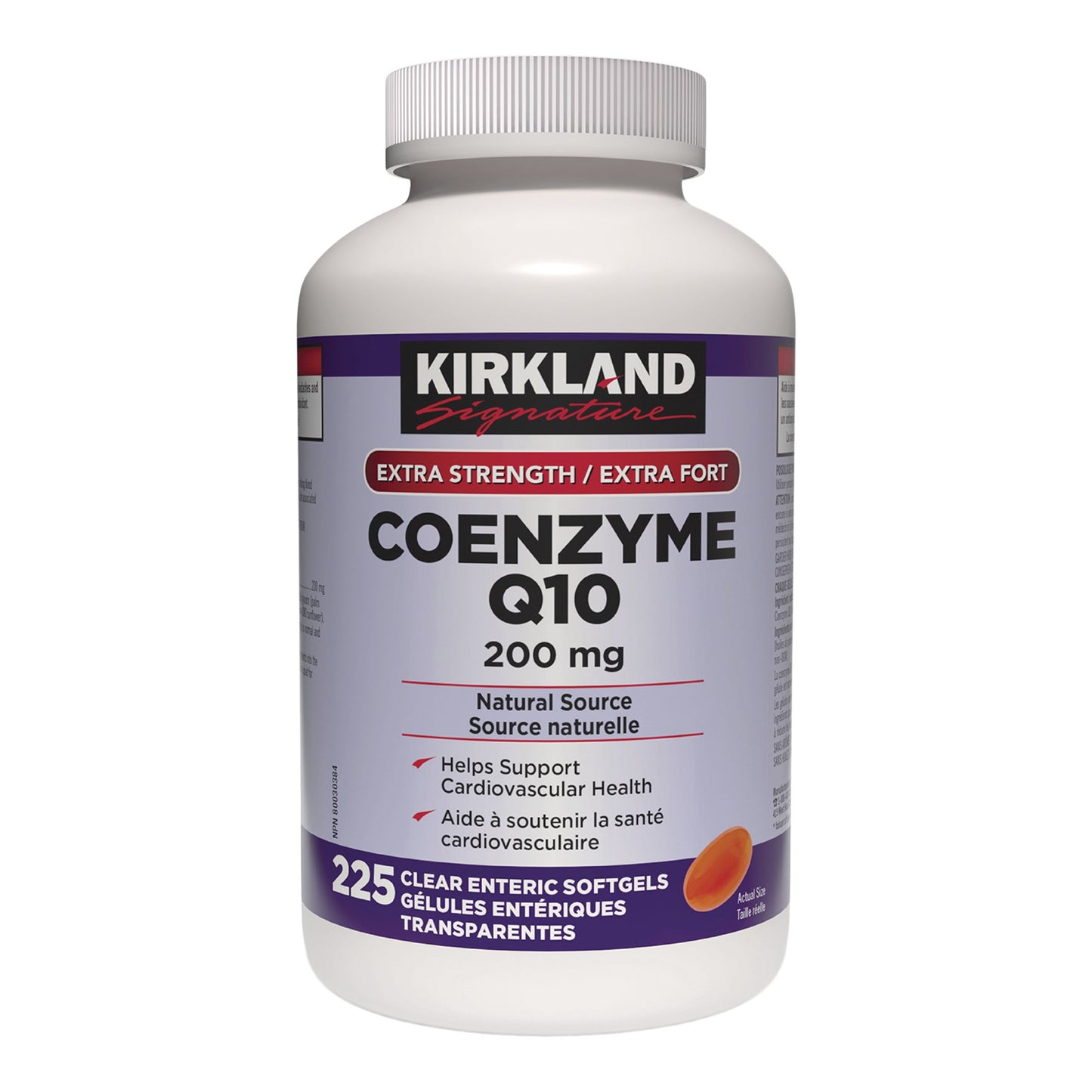 Kirkland Signature Coenzyme Q10, 225 capsules - image 1