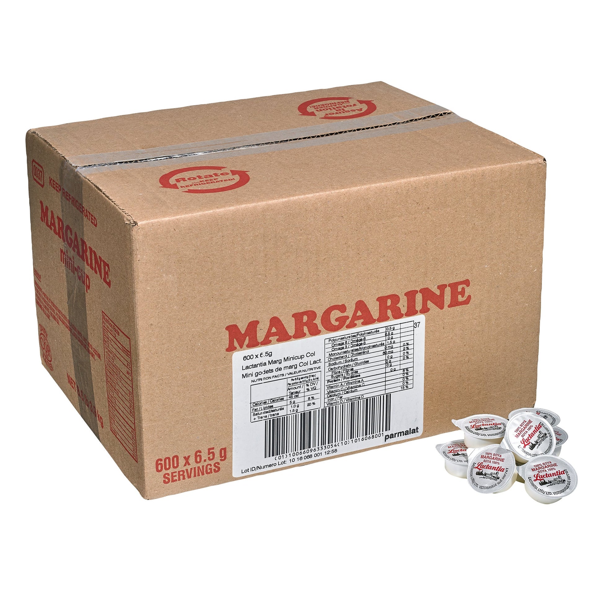 Lactantia Margarine Mini Cups, 600 × 6.5 g - image 2